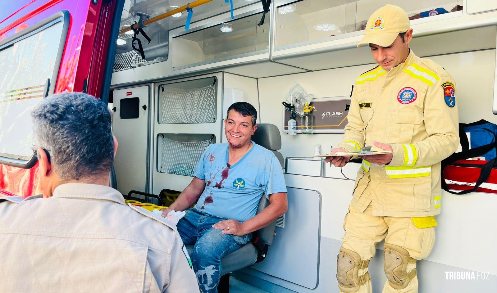 Homem cai de telhado enquanto fazia manutenção no Bairro Sol de Maio