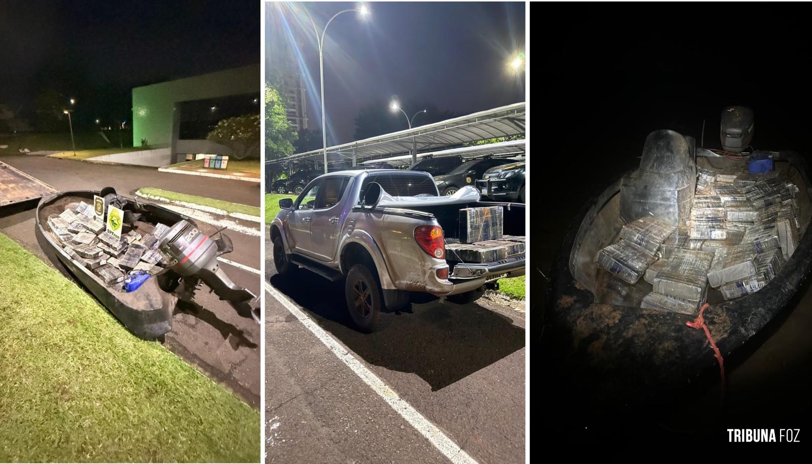 PF e PM apreendem 975 Kg de maconha no Lago de Itaipu no perímetro da cidade de Santa Helena PF e PM apreendem 975 Kg de maconha no Lago de Itaipu no perímetro da cidade de Santa Helena