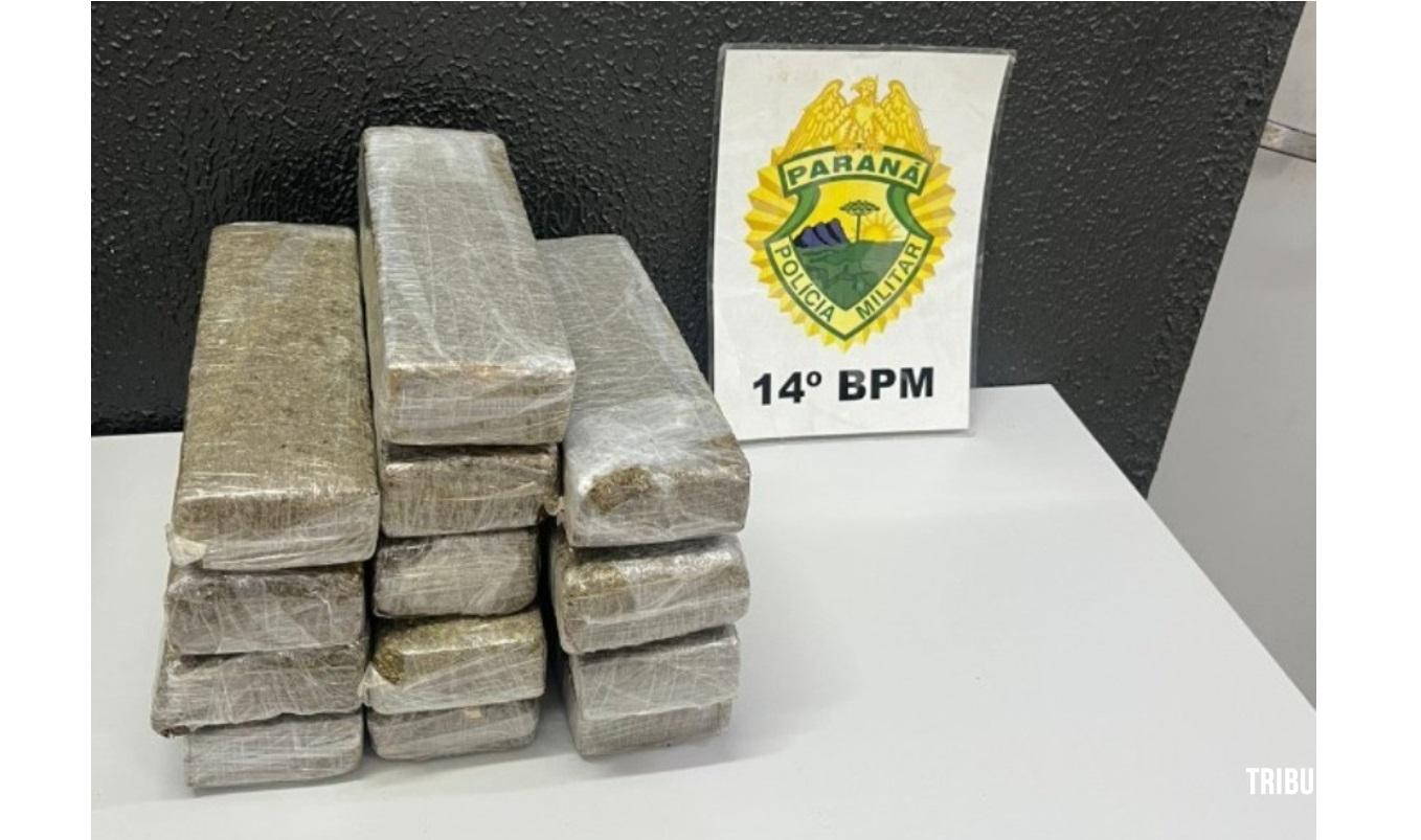 PM apreende mala abandonada com drogas na Rodoviária de Foz do Iguaçu