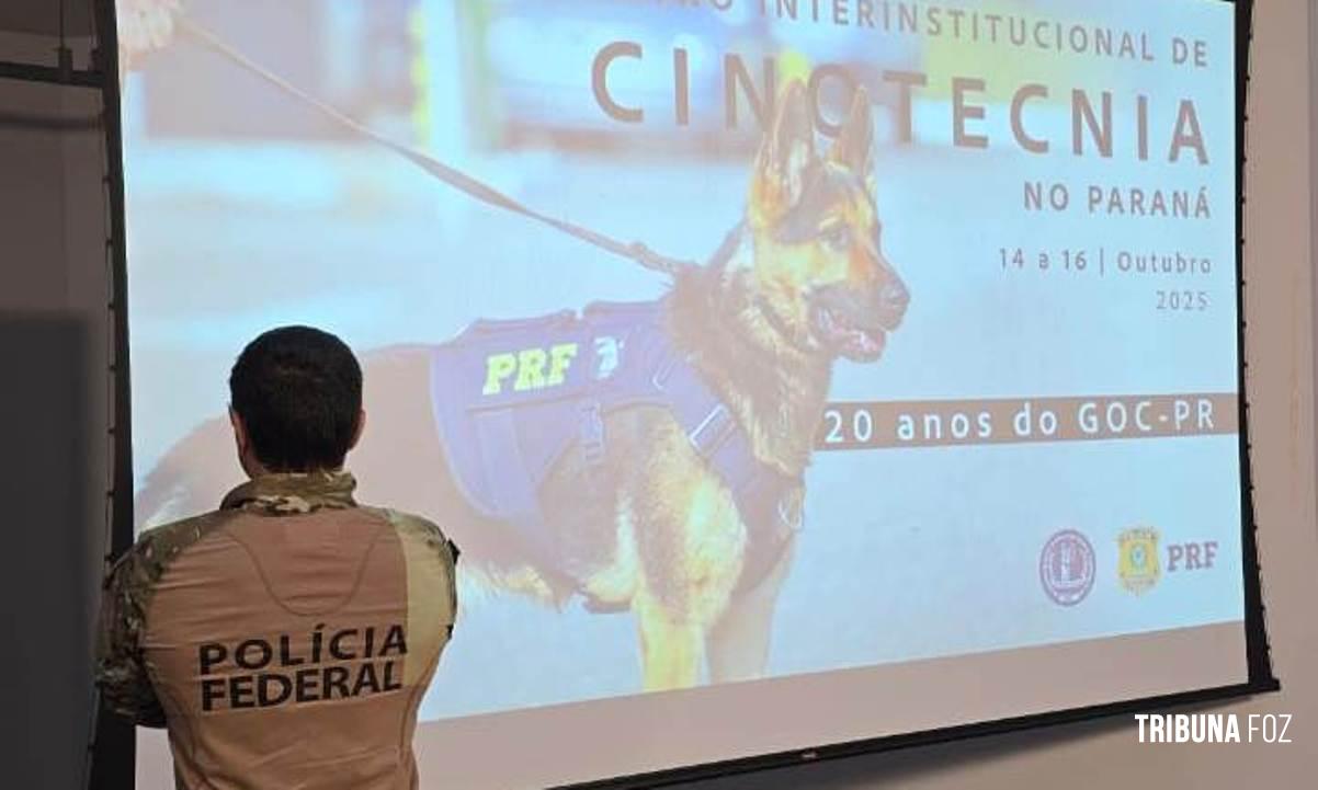 Polícia Federal participa de encontro interinstitucional de cinotecnia no Paraná Polícia Federal participa de encontro interinstitucional de cinotecnia no Paraná