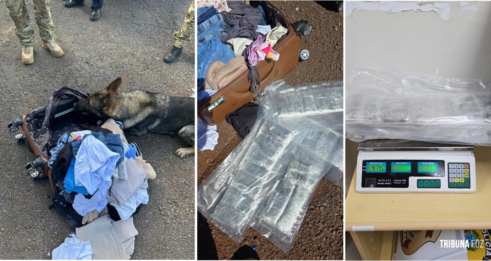 Policia Federal prende passageira com 4,7 Kg de haxixe em ônibus interestadual Policia Federal prende passageira com 4,7 Kg de haxixe em ônibus interestadual