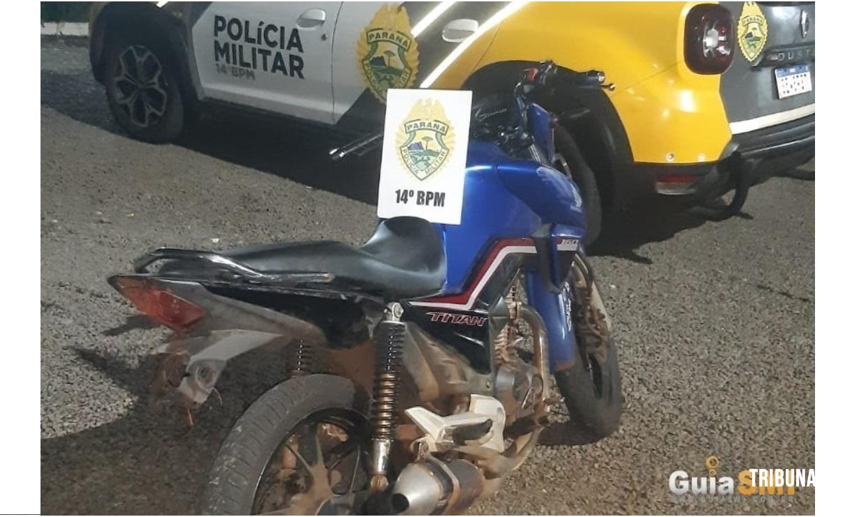 Polícia identifica motocicleta roubada durante atendimento a ocorrência em bar de São Miguel do Iguaçu