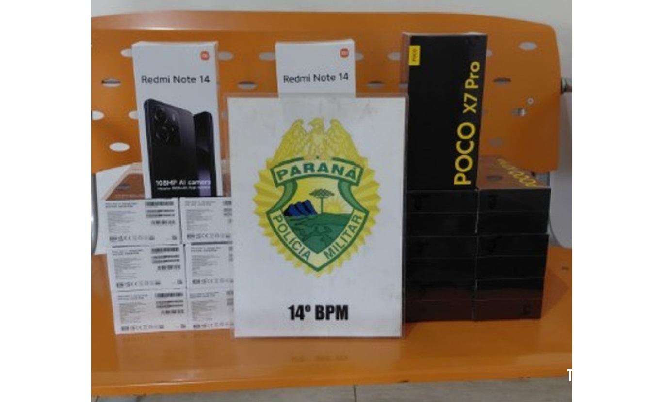 Polícia Militar apreende 21 celulares introduzidos ilegalmente no país