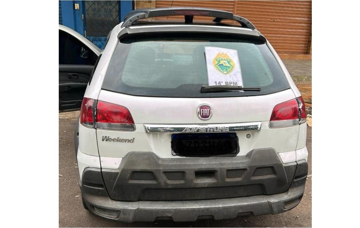 Polícia Militar recupera veículo com alerta de furto/roubo em Foz do Iguaçu Polícia Militar recupera veículo com alerta de furto/roubo em Foz do Iguaçu