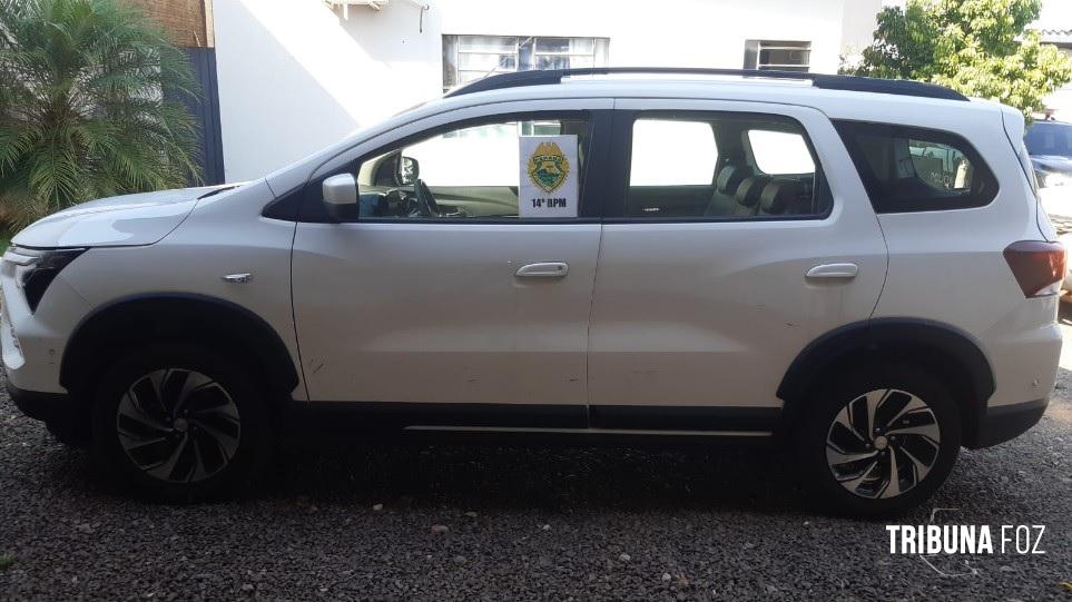 Polícia Militar recupera veículo e objetos roubados na área rural de São Miguel do Iguaçu