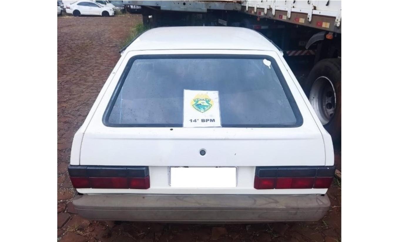 Polícia Militar recupera veículo roubado em Foz do Iguaçu