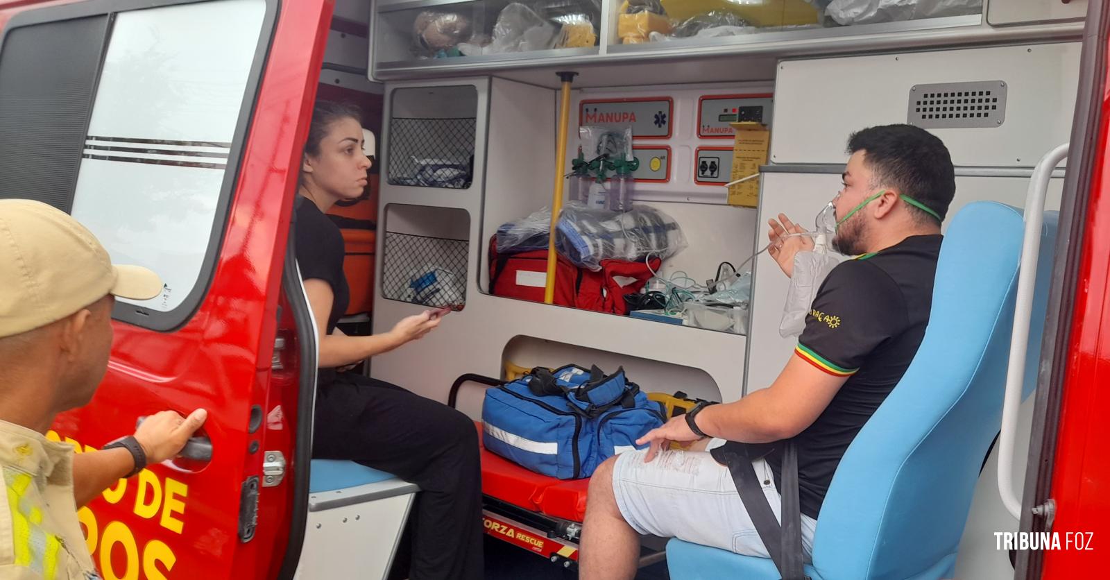 Siate socorre duas vítimas após colisão no Porto Meira Siate socorre duas vítimas após colisão no Porto Meira
