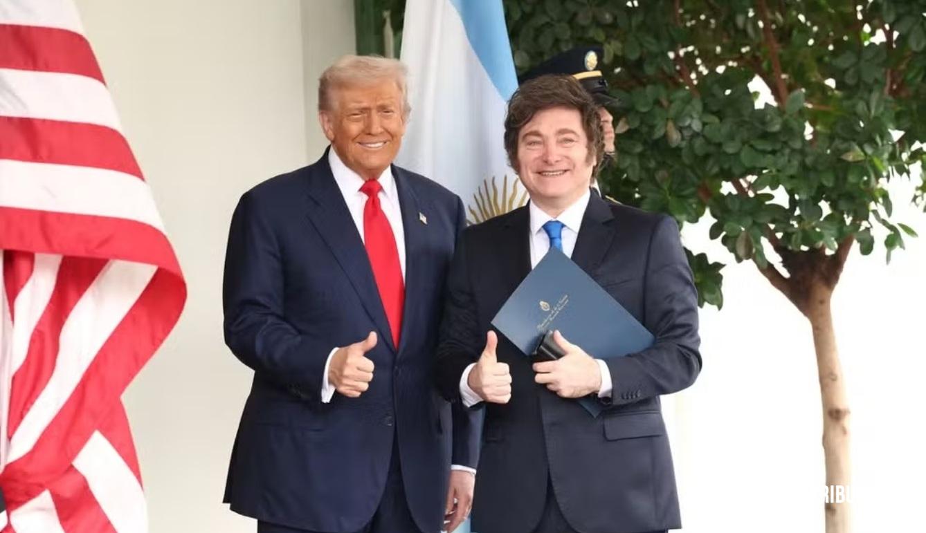 Trump recebe Milei para discutir socorro financeiro e condiciona apoio a resultados de eleições legislativas Trump recebe Milei para discutir socorro financeiro e condiciona apoio a resultados de eleições legislativas