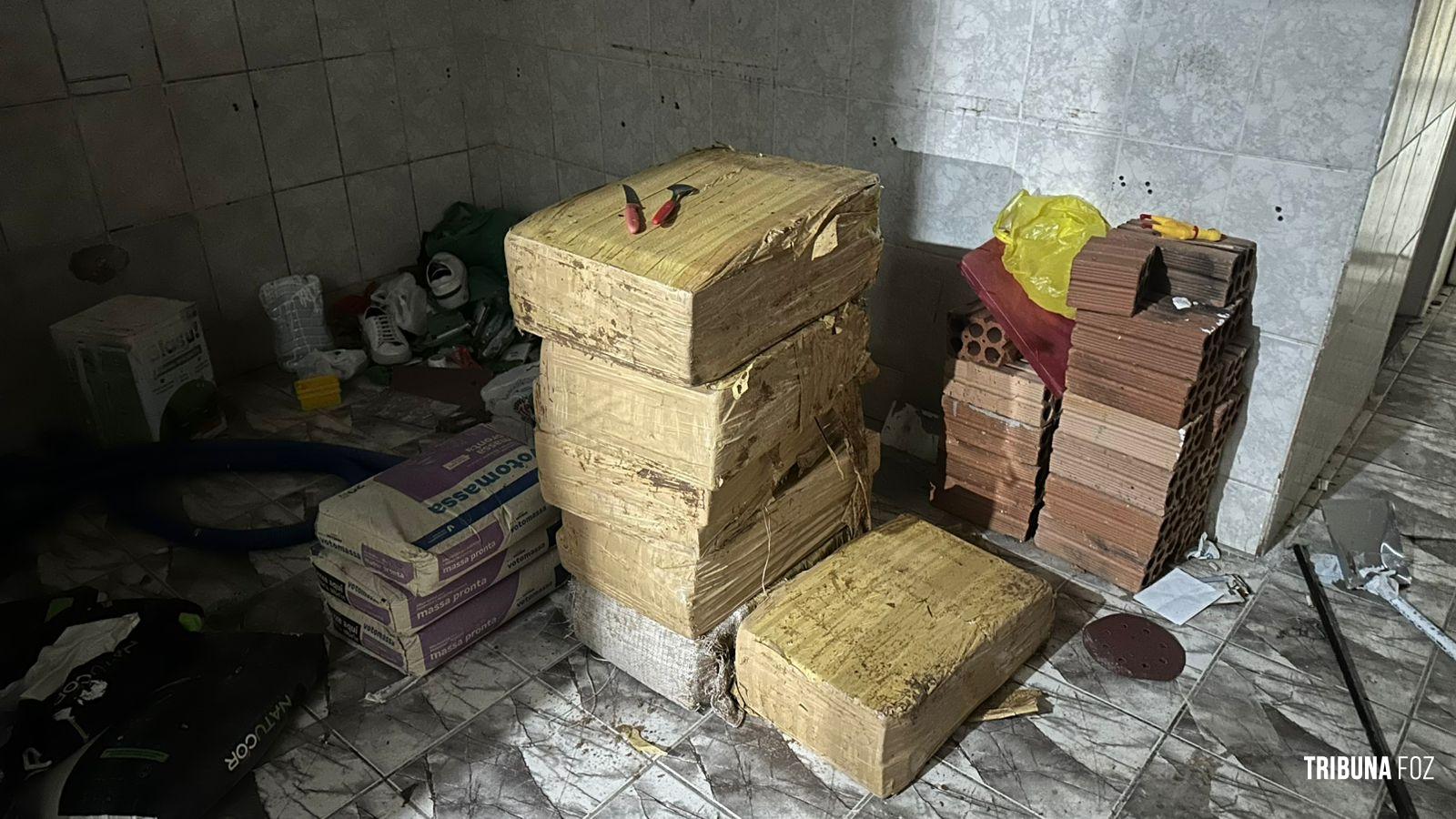 Ação conjunta da PF, PM e PC apreende 182,6 Kg de maconha em Foz do Iguaçu