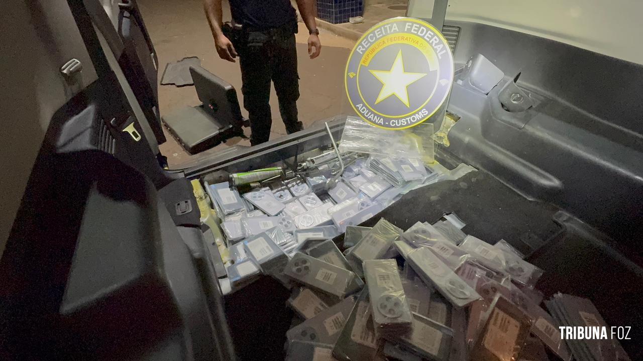 Alfândega de Foz do Iguaçu apreende R$ 460 mil em mercadorias irregulares na região de fronteira