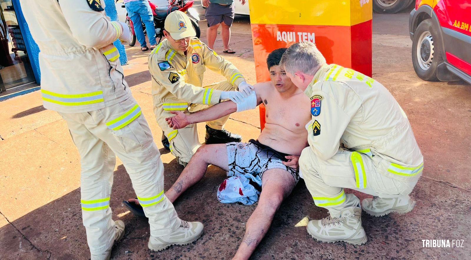 Briga violenta entre irmãos deixa um esfaqueado e outro ferido com braço quebrado no Bairro Cidade Nova 