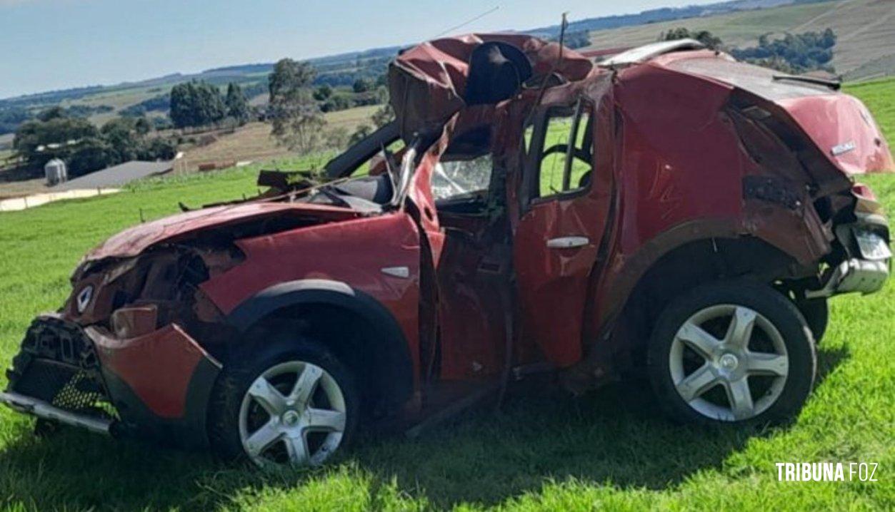 Dois homens morrem após acidente de trânsito entre Céu Azul e Vera Cruz do Oeste