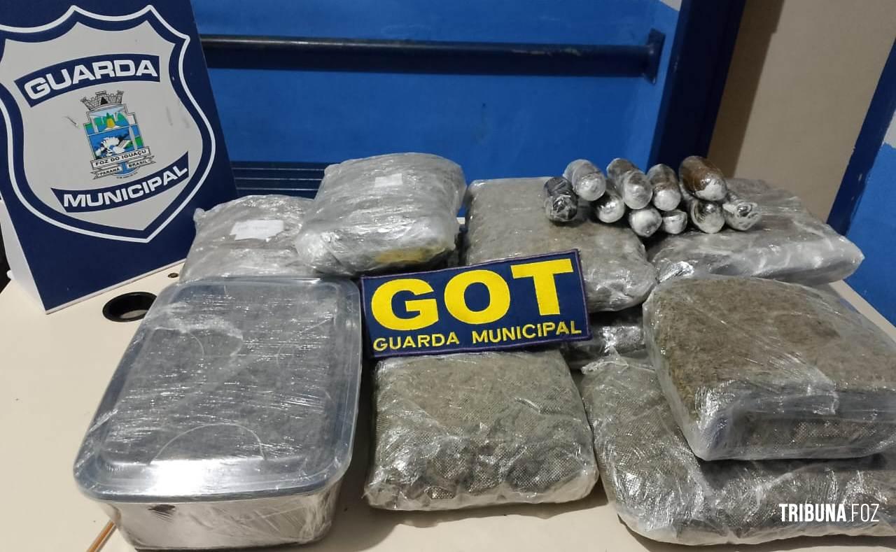 Guarda Municipal apreende dois menores com 7,1 Kg de maconha no Jardim São Paulo
