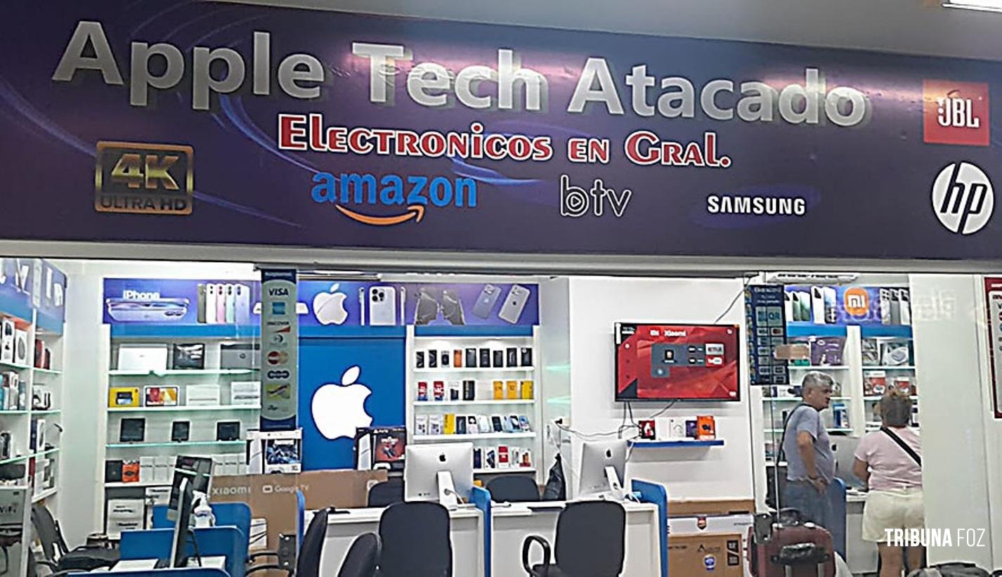 Loja de celulares no Shopping Alfonzo é denunciada por extorsão em Ciudad Del Este