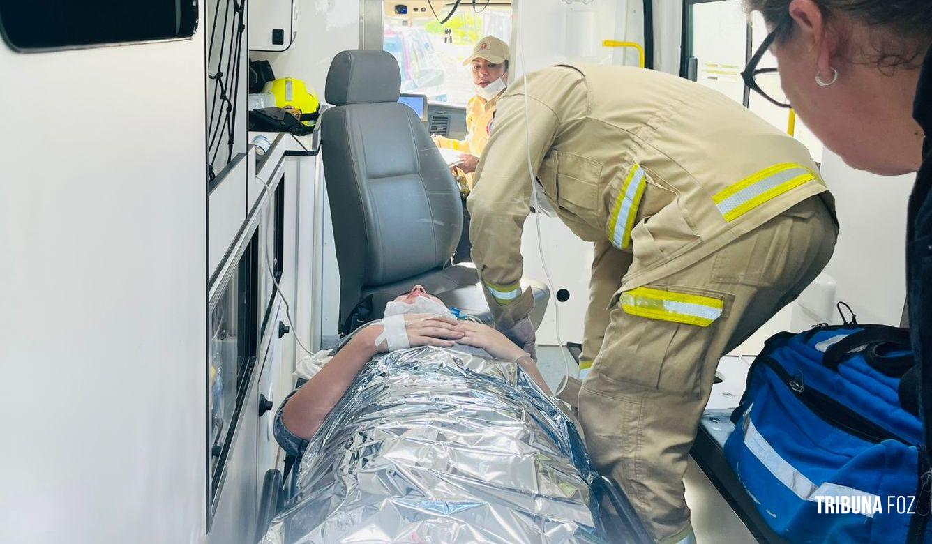 Mulher sofre graves queimaduras após acidente doméstico no Jardim Panorama