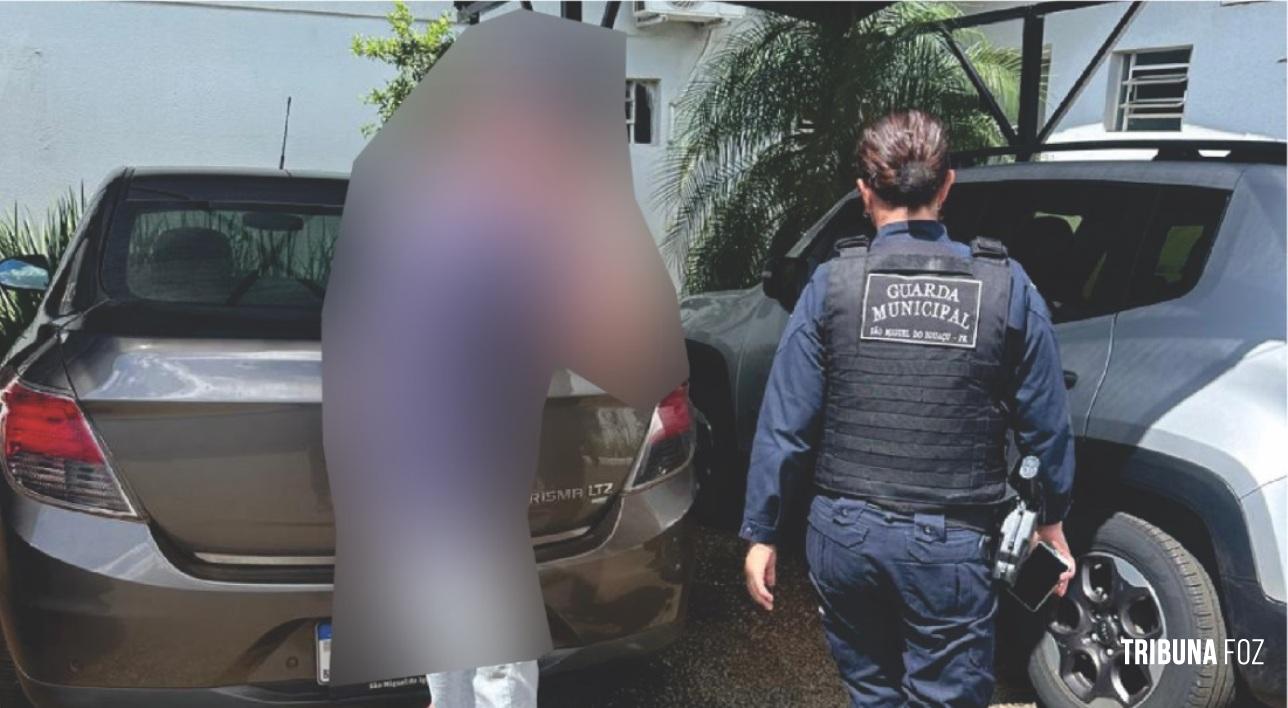 Patrulha Maria da Penha cumpre mandado de prisão durante monitoramento em São Miguel do Iguaçu