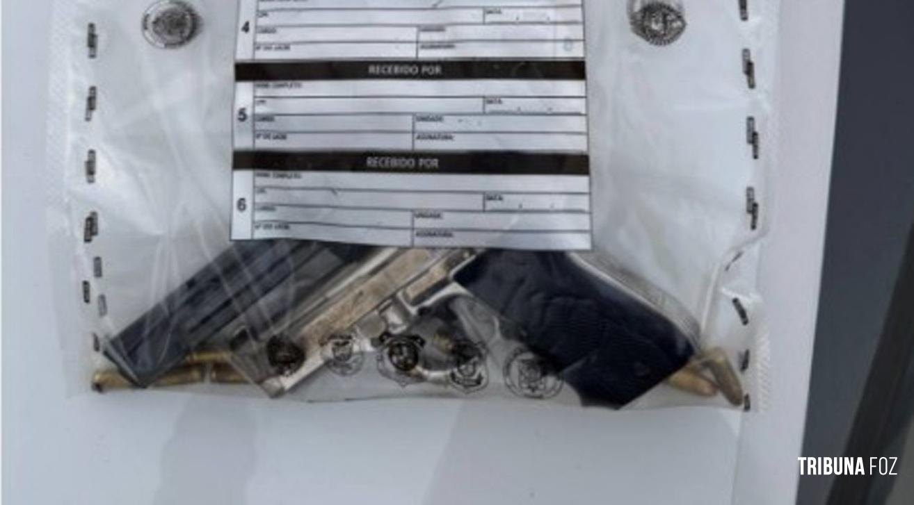 PM apreende arma de fogo e detém envolvidos após desentendimento em área rural de Medianeira