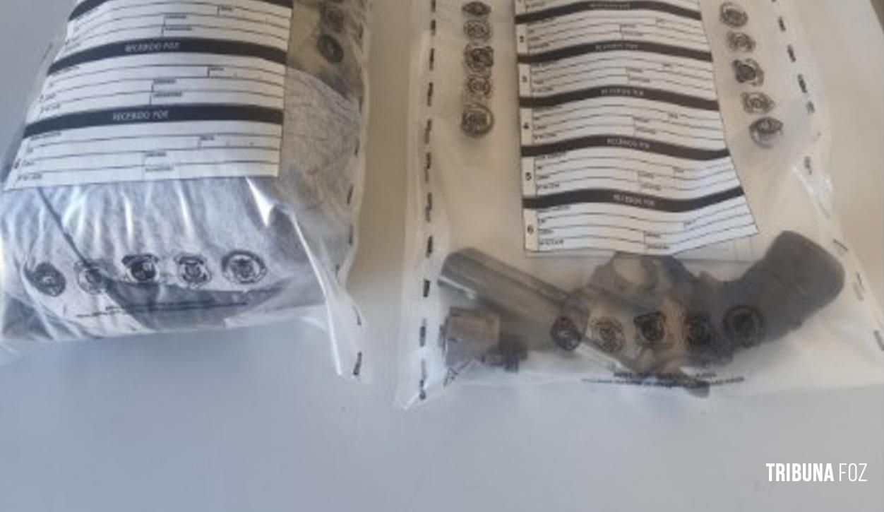 PM apreende arma de fogo e materiais ligados a roubos em Medianeira