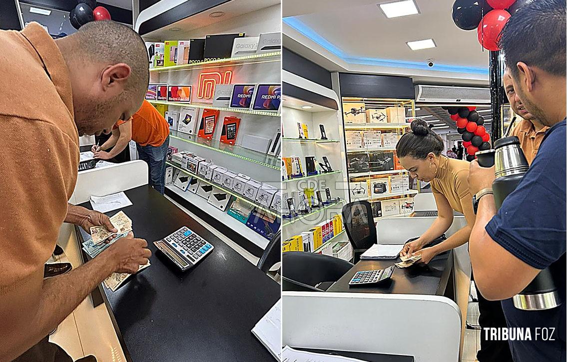 Polícia intervém em loja Xiaomi House após tentativa de golpe contra turistas em Ciudad Del Este