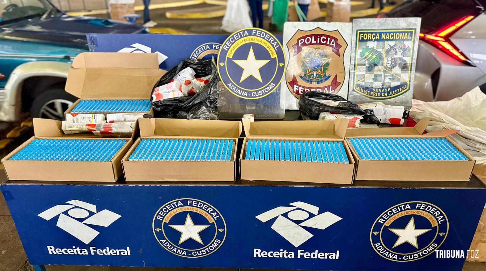 Receita Federal apreende 1000 canetas emagrecedoras na Ponte da Amizade