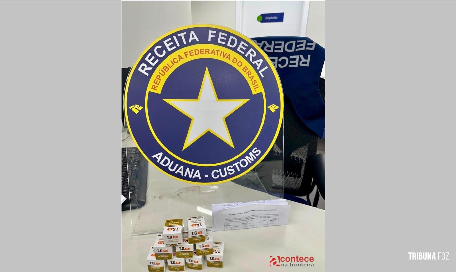 Receita Federal apreende frascos de tirzepatida escondidos em panela elétrica