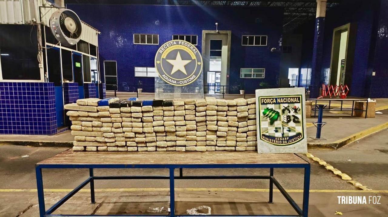 Receita Federal retém quase 148,4 Kg de maconha na Ponte da Amizade