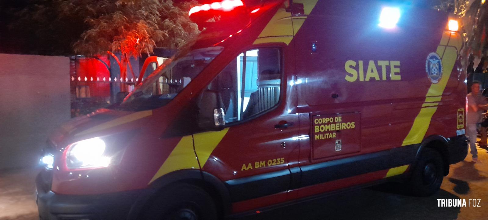 Siate atende vítima de agressão no Jardim Veraneio