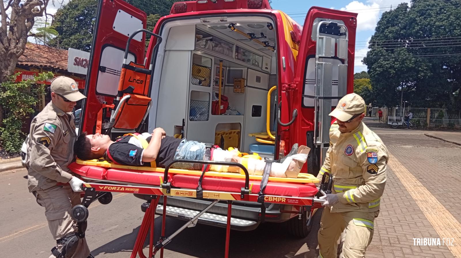 Siate socorre vítima de queda no Bairro Porto Meira