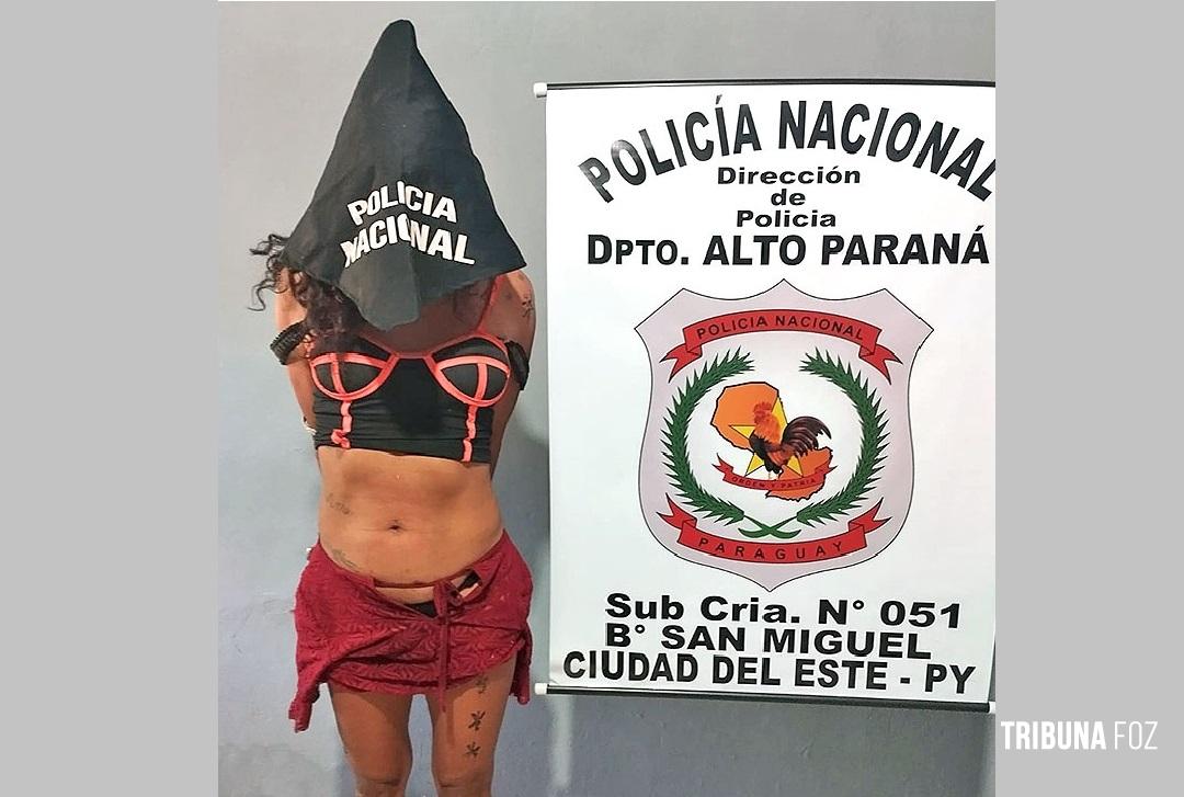 Travesti preso por roubo de celular em Ciudad Del Este