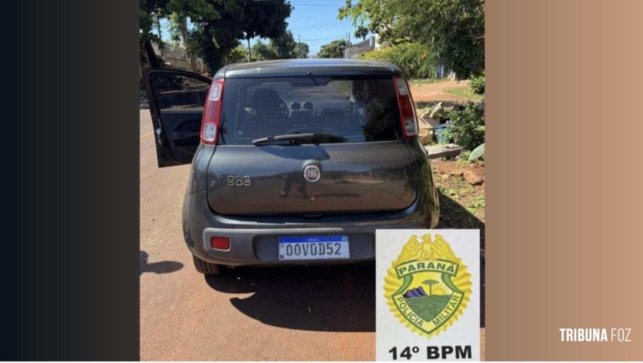 Veículo com queixa de roubo é recuperado pela PM em Medianeira