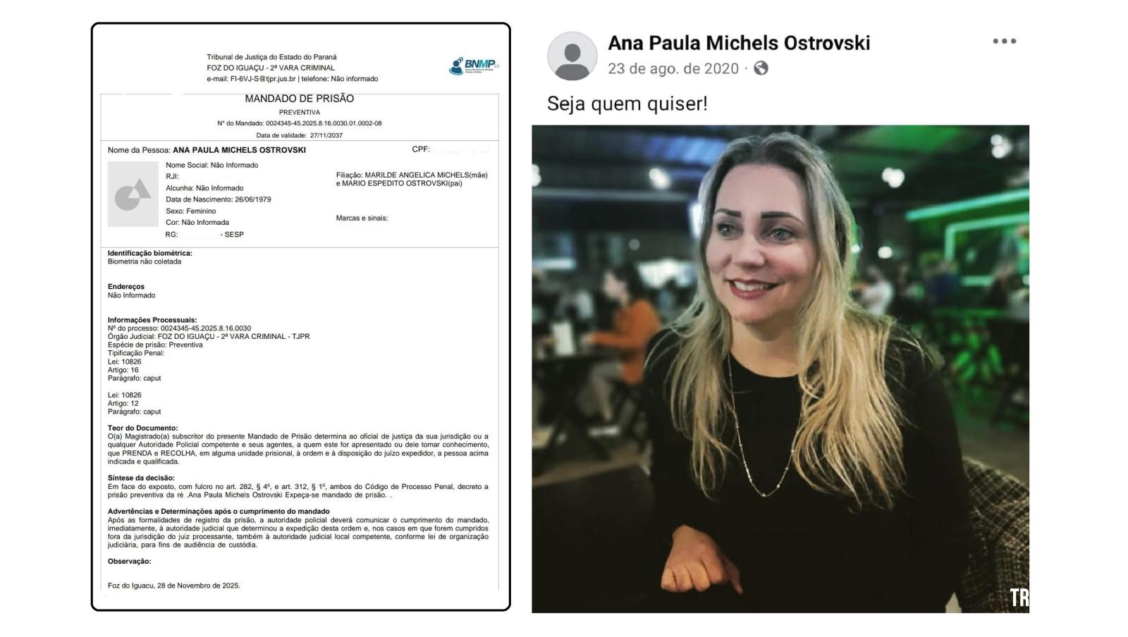 Advogada de Foz do Iguaçu tem mandado de prisão decretada e é considerada foragida da Justiça