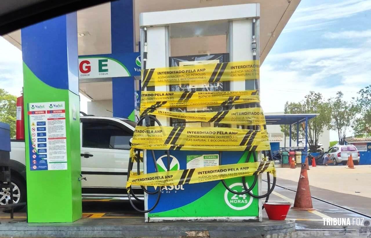 ANP lacra bomba de combustível após constatação de irregularidade em Foz do Iguaçu