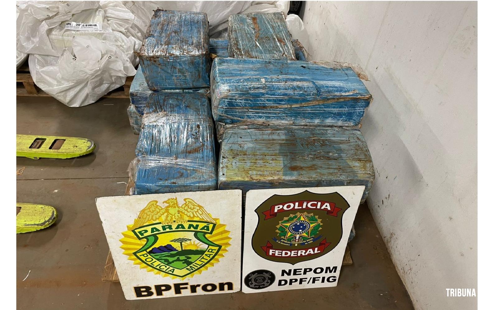 BPFRON e PF apreende 334,5 Kg de entorpecentes em Foz do Iguaçu