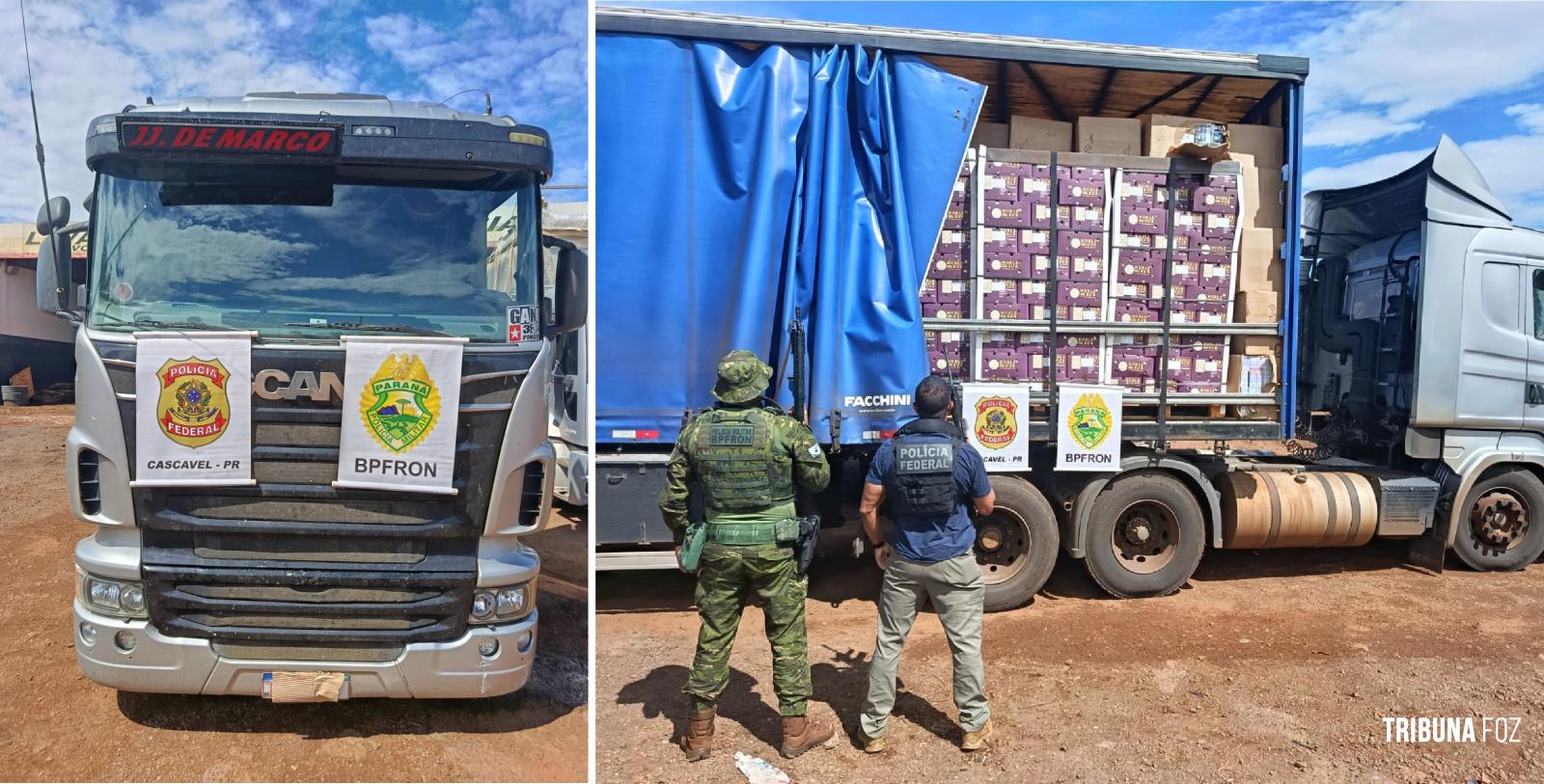 BPFRON prende contrabandista com carga milionária de cigarros eletrônicos