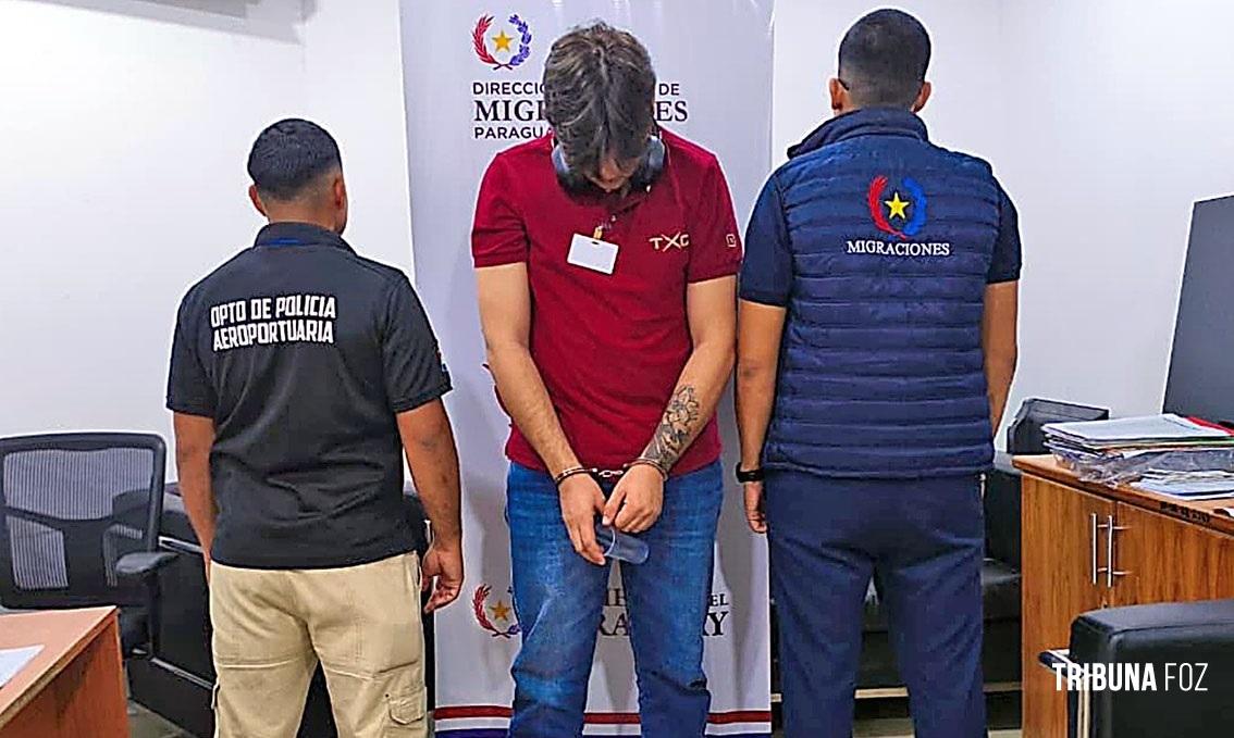 Brasileiro foragido da Justiça é preso com documentos falsos no Paraguai