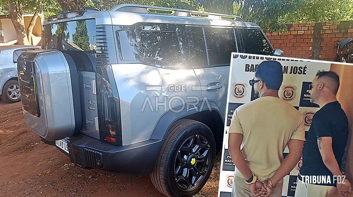 Brasileiros presos por resistência à prisão e direção perigosa em Ciudad Del Este