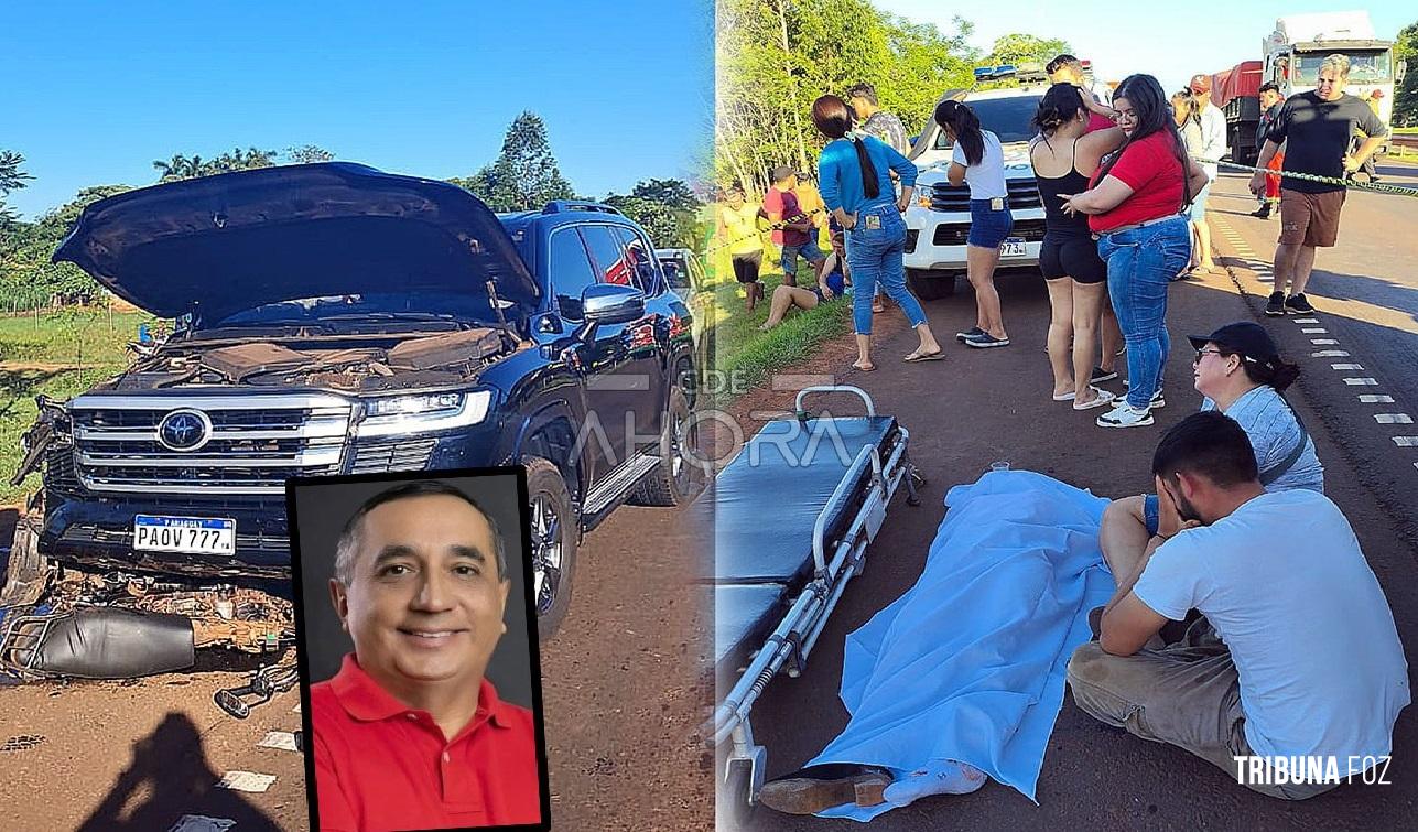 Filho menor de um vereador causa duas mortes em acidente de trânsito no Paraguai