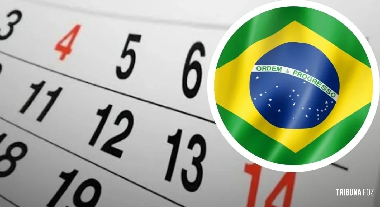 Governo divulga calendário de feriados e pontos facultativos em 2026