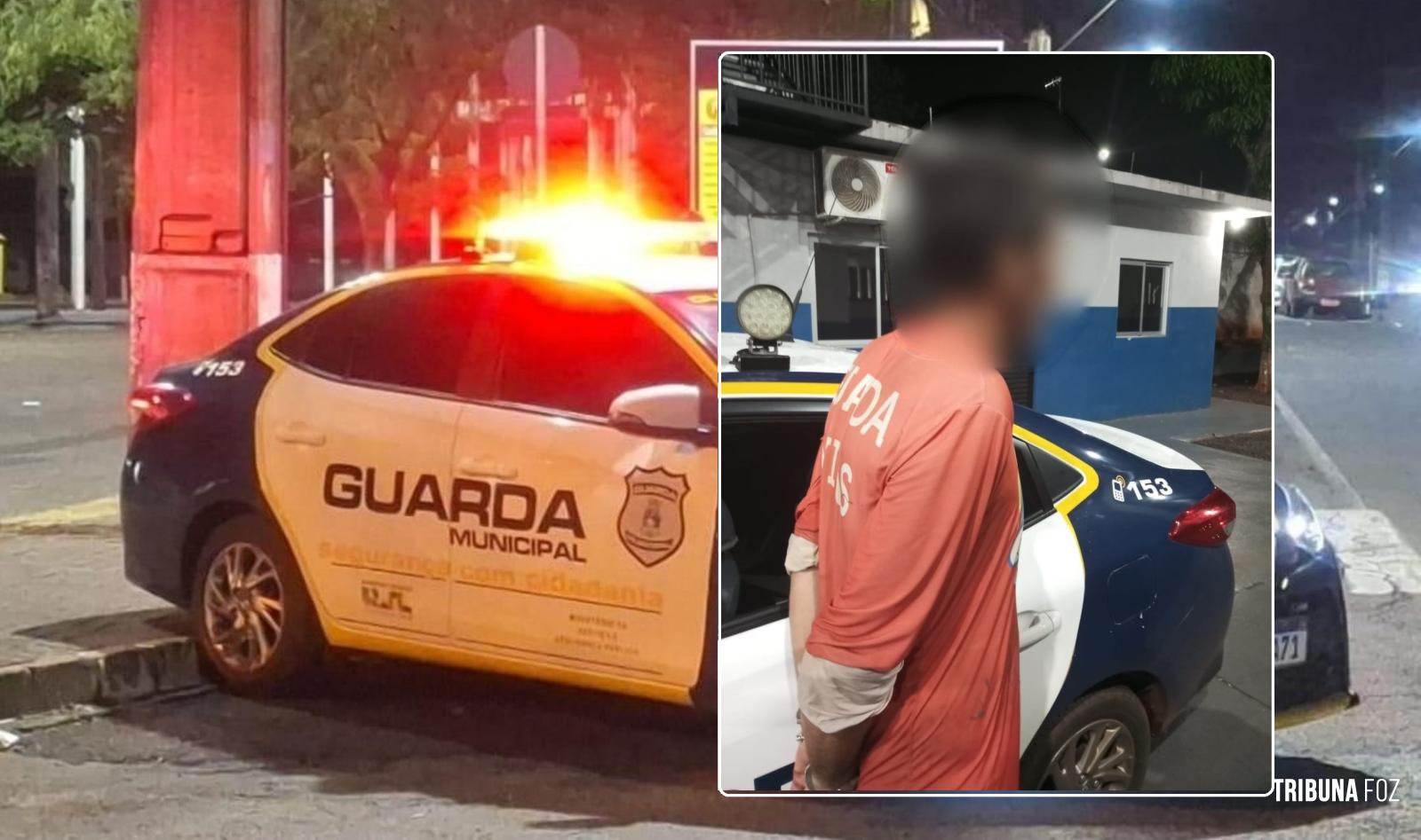 Guarda Municipal de Foz do Iguaçu prende foragido da justiça na Praça da Bíblia 