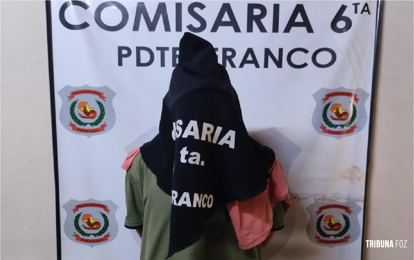 Homem preso por agredir brutalmente sua esposa em Presidente Franco