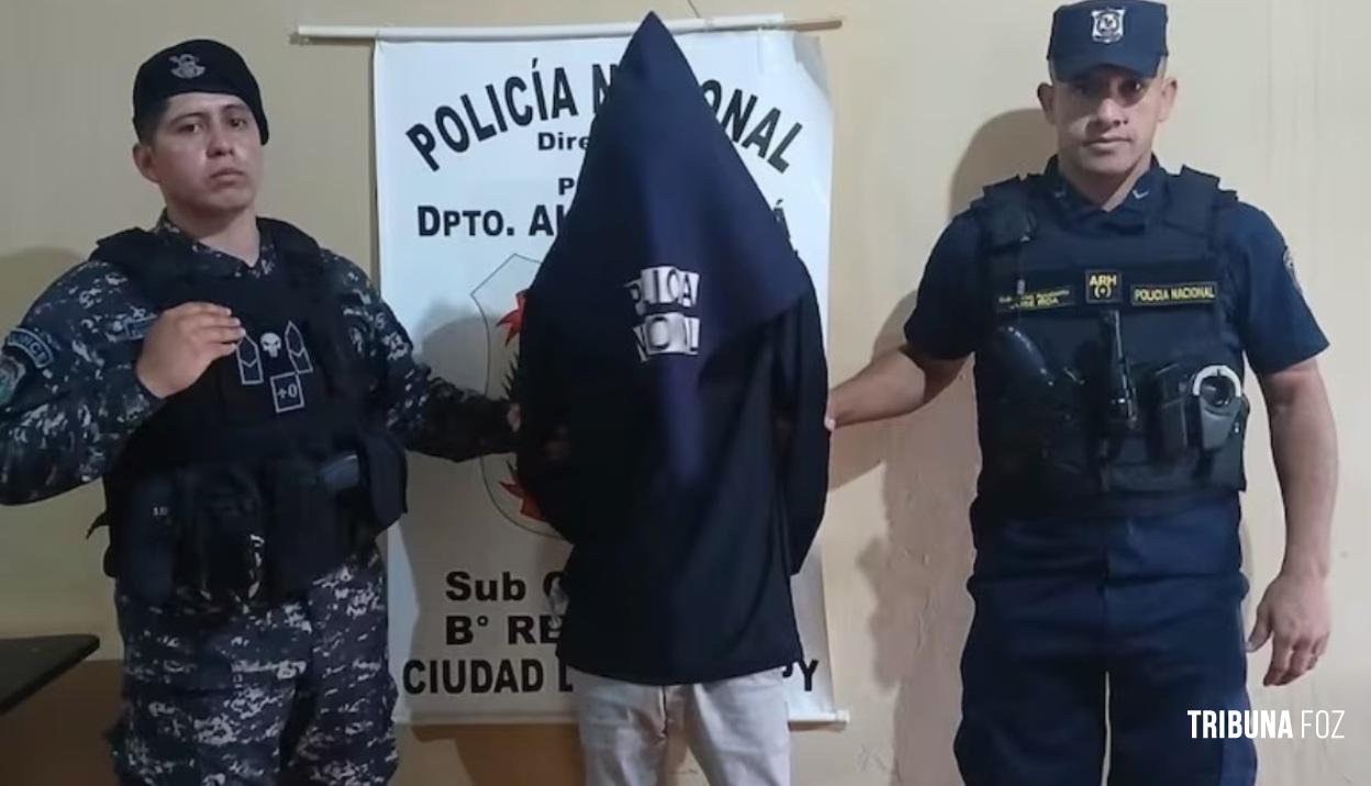 Homicida brasileiro é recapturado no Paraguai após usar liberdade condicional para fugir da prisão