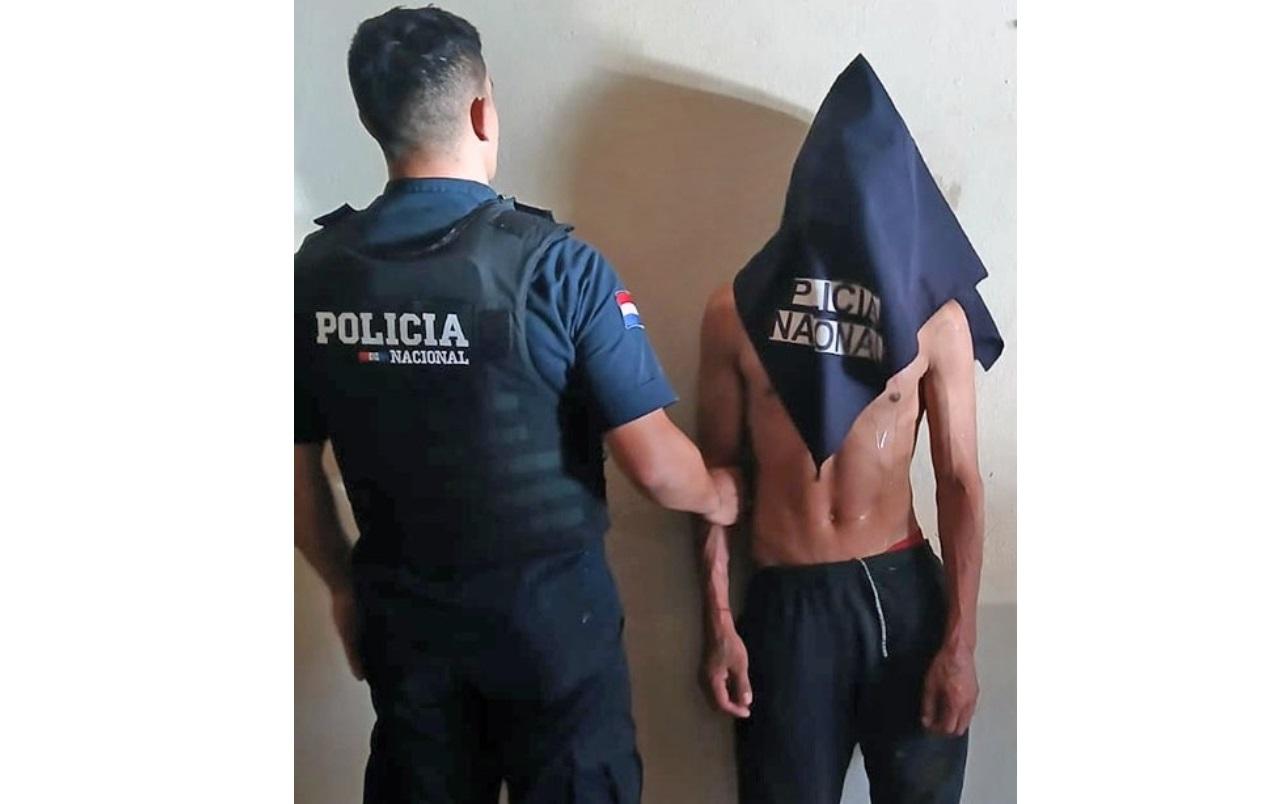 Mãe chama a polícia para prender filho violento em Ciudad Del Este