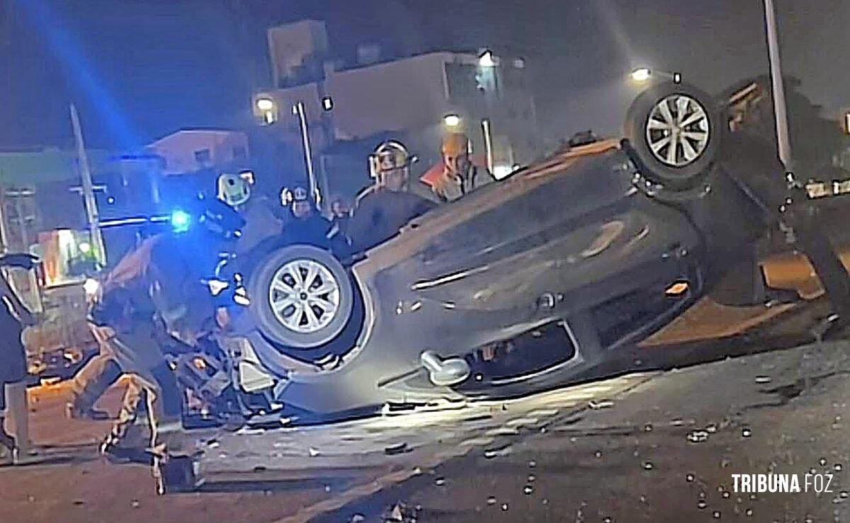 Motorista embriagado é preso após colidir com poste da ANDE em Ciudad del Este