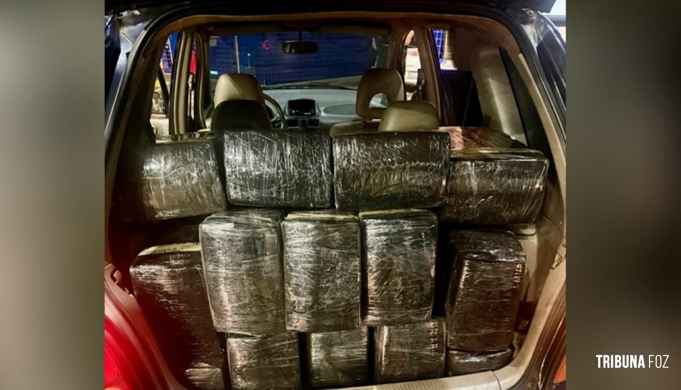 Paraguaio é preso com 590,2 Kg de maconha na Ponte da Amizade