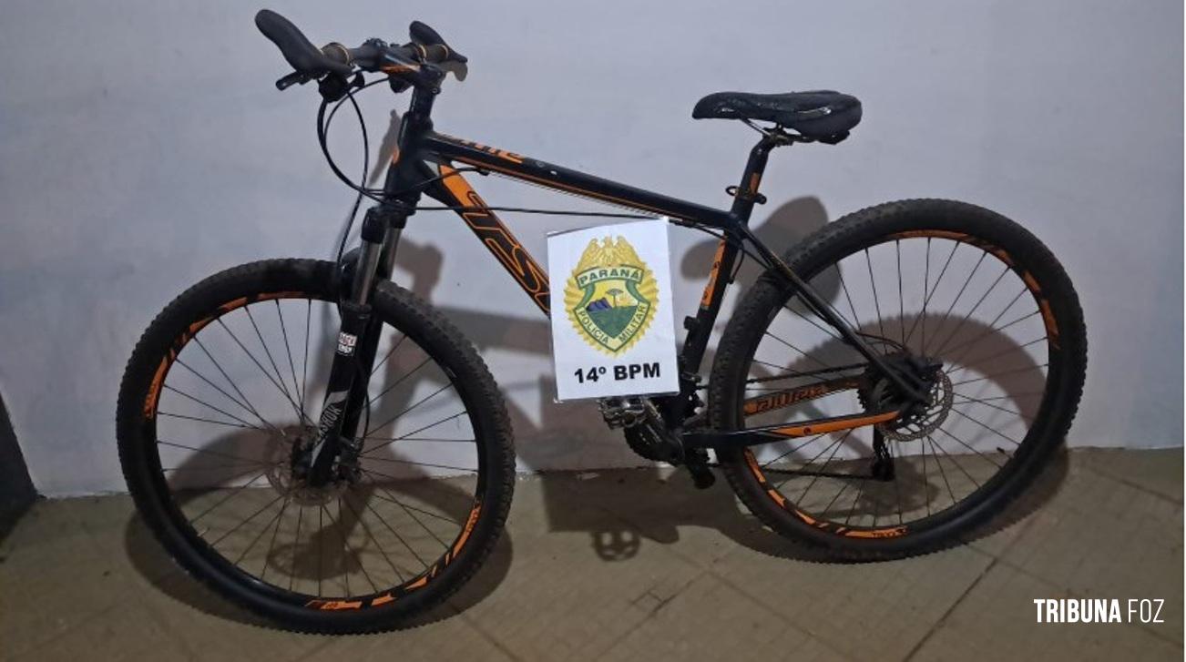 PM recupera bicicleta de alto valor roubada na Av. Tancredo Neves