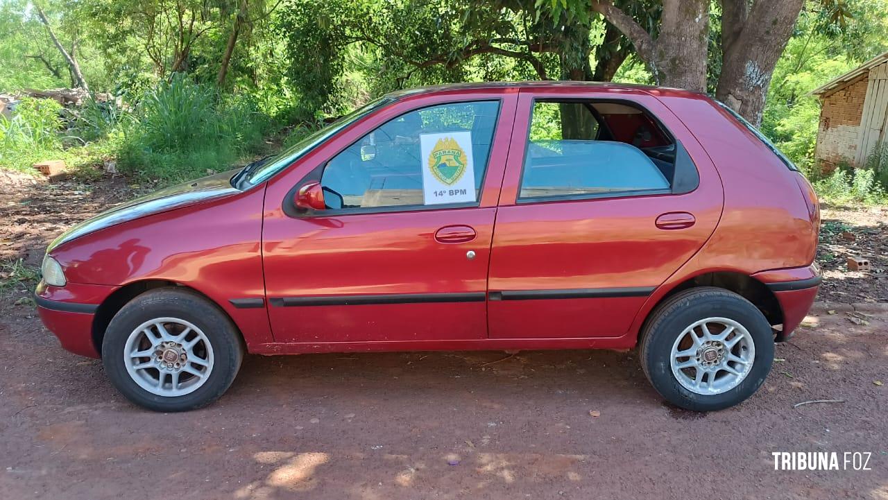 PM recupera veículo furtado na região da Favela do Bolo