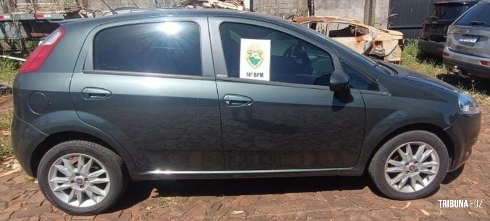 Polícia Militar recupera veículo furtado no Jardim Guarapuava em Foz do Iguaçu
