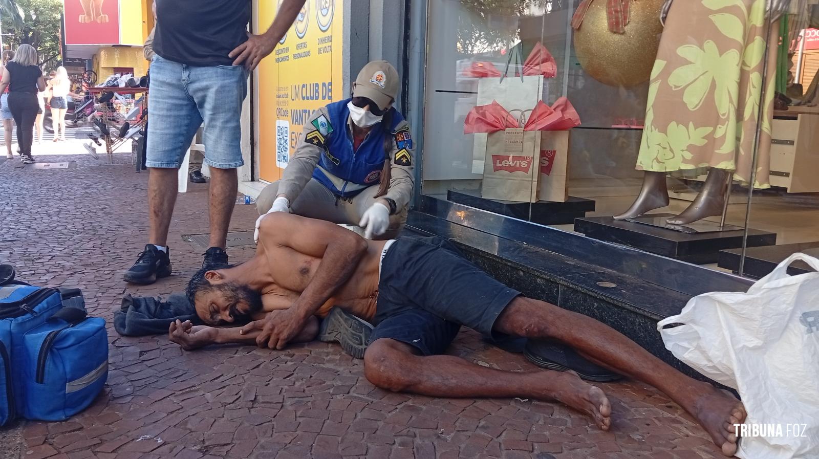 "Turista" argentino é agredido a pauladas em plena Av. Brasil