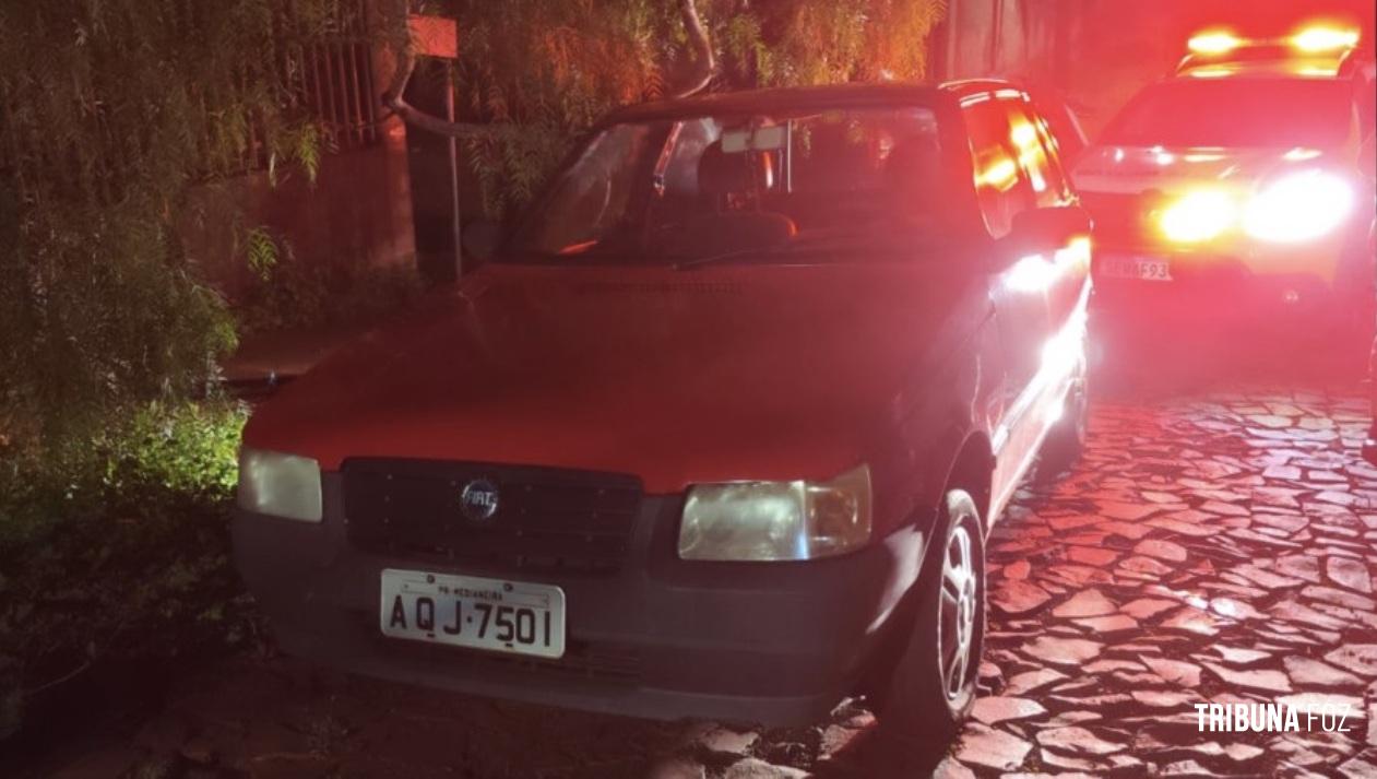 Veículo com suspeita de roubo é recuperado pela PM em Medianeira