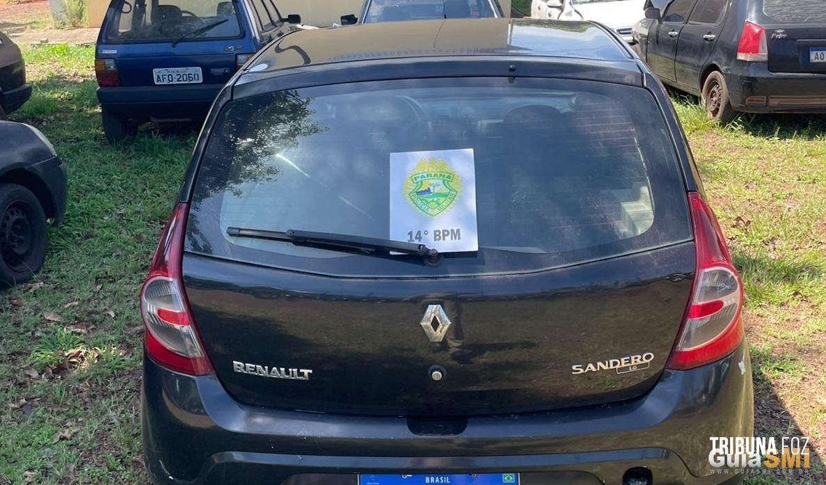 Veículo é apreendido durante fiscalização de trânsito no centro de Medianeira